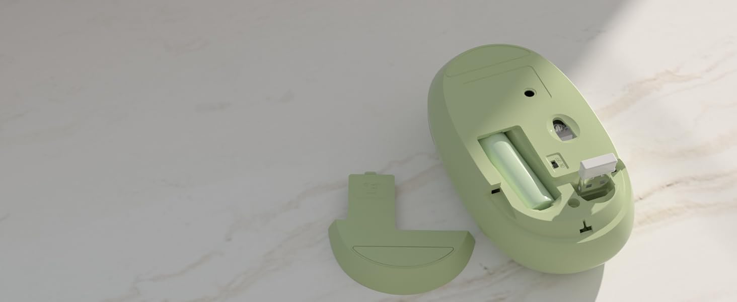 green wireless keyboard and mouse