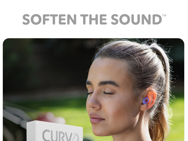 CURVD Everyday Earplug Bundle Purple Soften the Sound