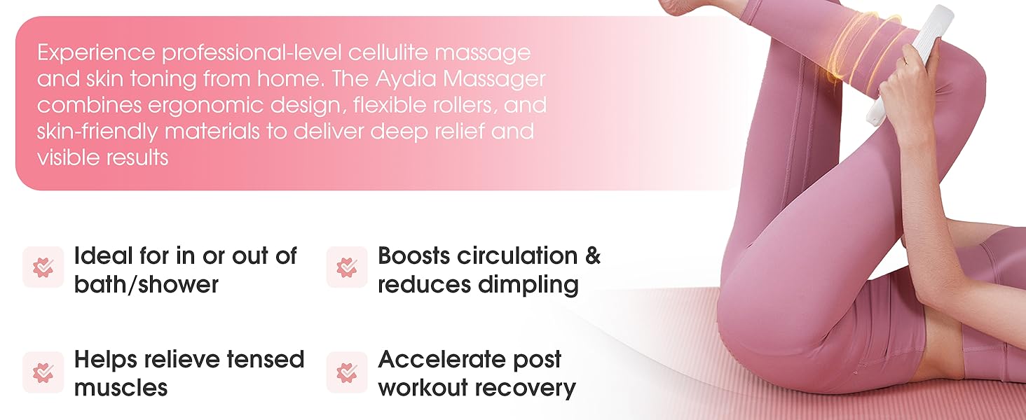 anti cellulite massager for circulation and muscle relief in legs calves