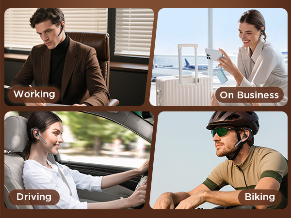 Working Driving Biking On Business