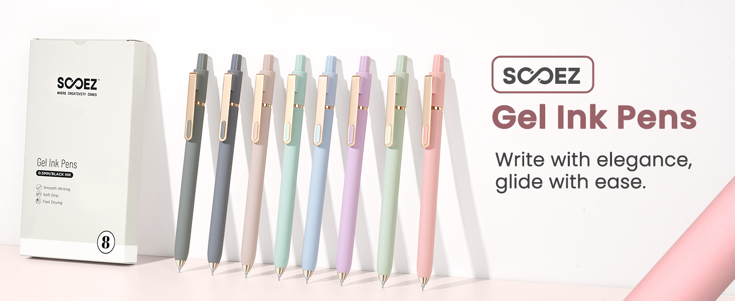 gel pens