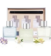 3 Pack Fragrance Reed Diffuser, 50ML Freesia Jasmine Lemongrass Aromatherapy Diffuser Set with 12...