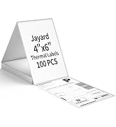 4" x 6" Direct Thermal Labels, Fanfold Shipping Package Labels, Compatible with Most Thermal Prin...