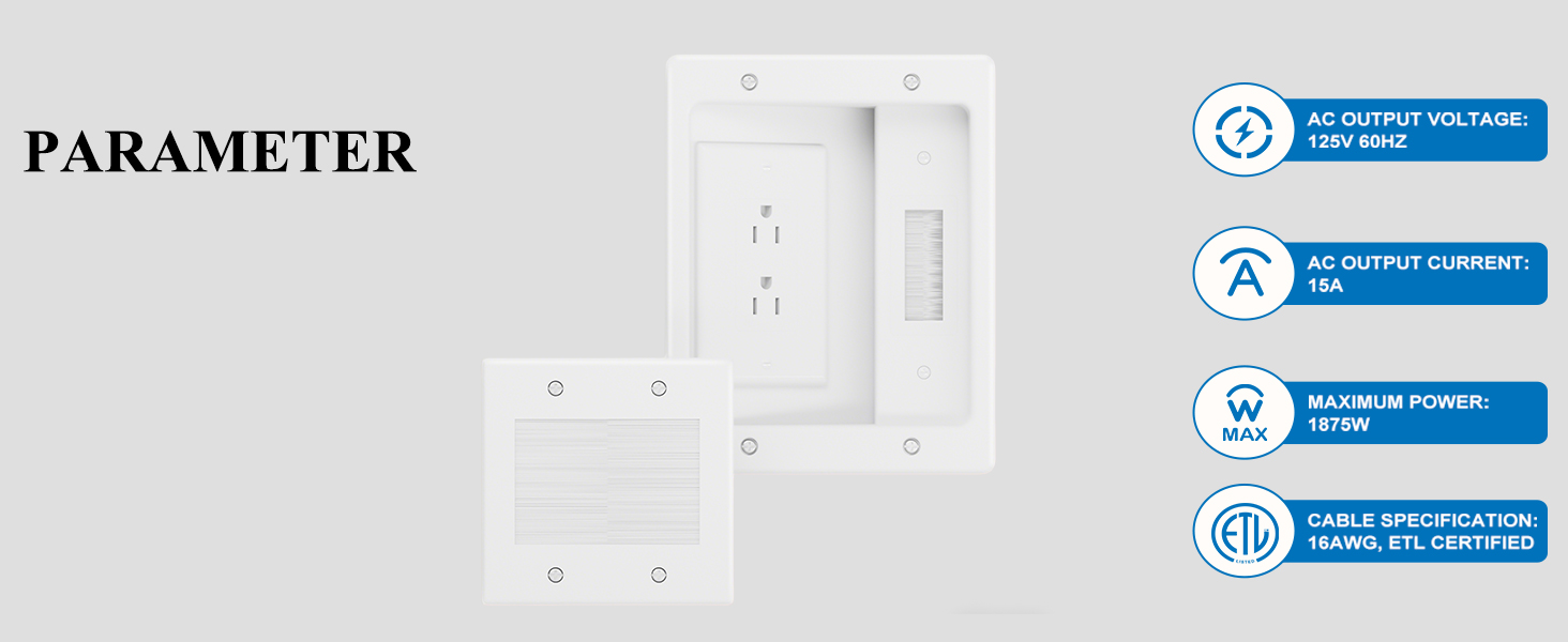 in-Wall TV Cable Management Kit