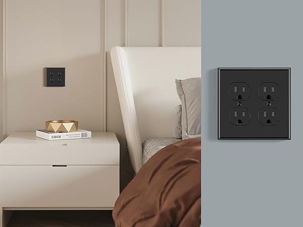2 Gang Standard Duplex Wall Plate