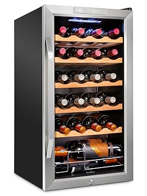 Ivation 24 bottle wine cooler with lock