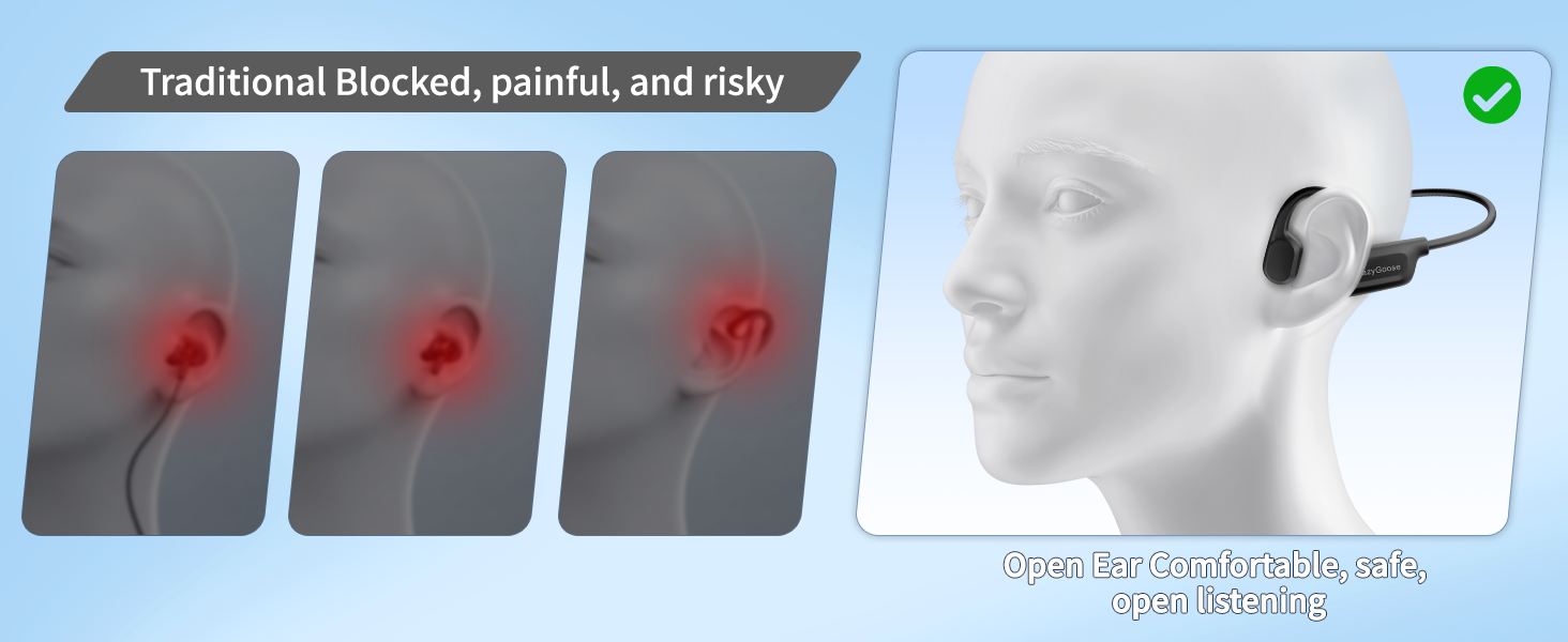 Open Ear Bone Conduction Headphones