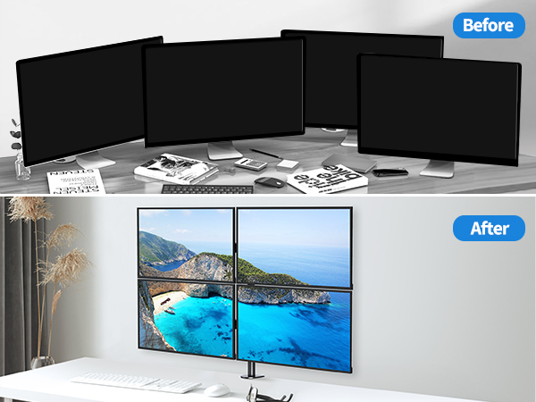 monitor stand for 4 monitors