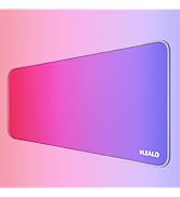 HIEALO Large Gaming Mouse Pad 31.5 x 11.8 in, Extended Desk Mat for Keyboard and Mouse, Non-Slip ...