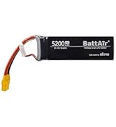 ISDT BattAir Smart Battery for RC Car, 2S 5200mAh 50C for RC Plane