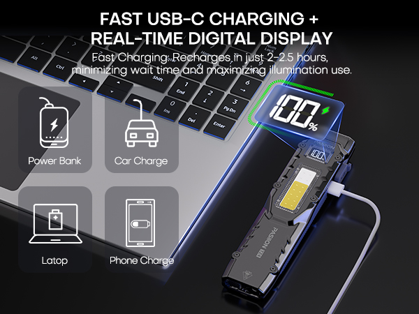 led flashlight rechargeable
