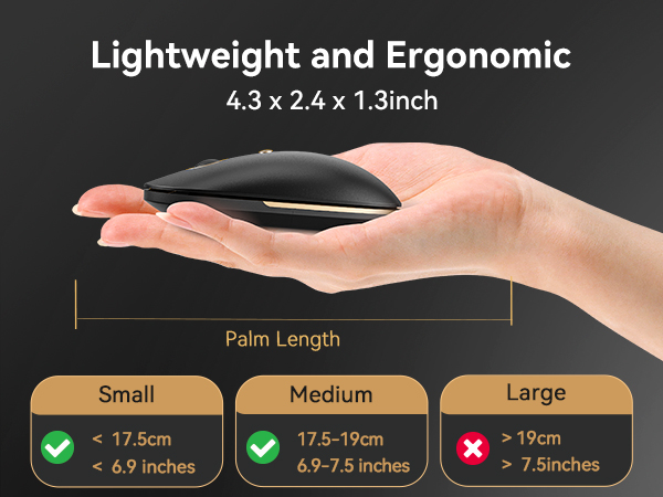 Lightweight and Ergonomic