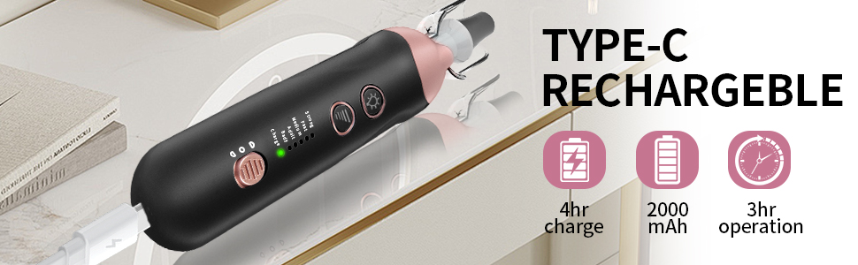 RECHARGEABLE Nail File