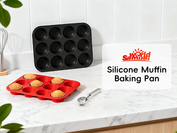 silicone muffin pan