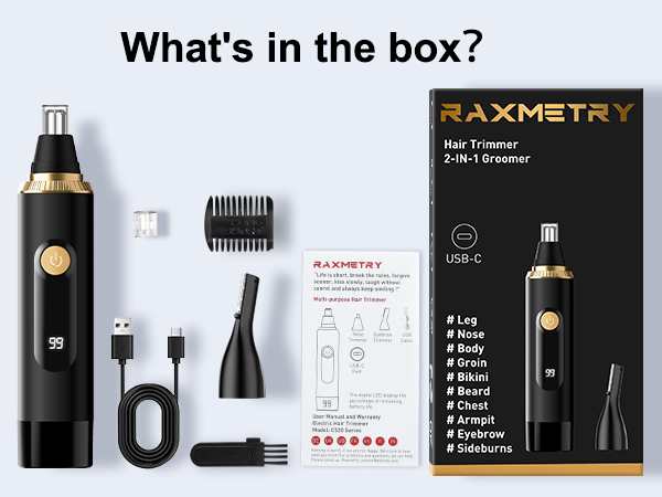 areyzin nose hair trimmer