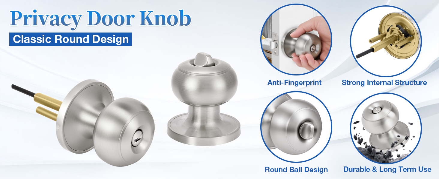 round door knobs interior