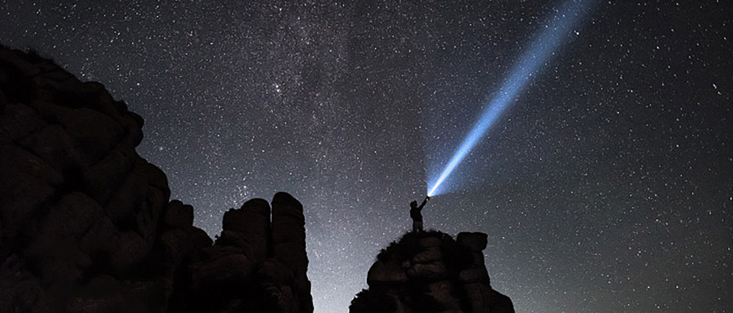 Flashlight high lumens rechargeable