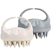 HEETA Scalp Massager Hair Growth with Soft Silicone Bristles to Remove Dandruff and Relieve Itchi...