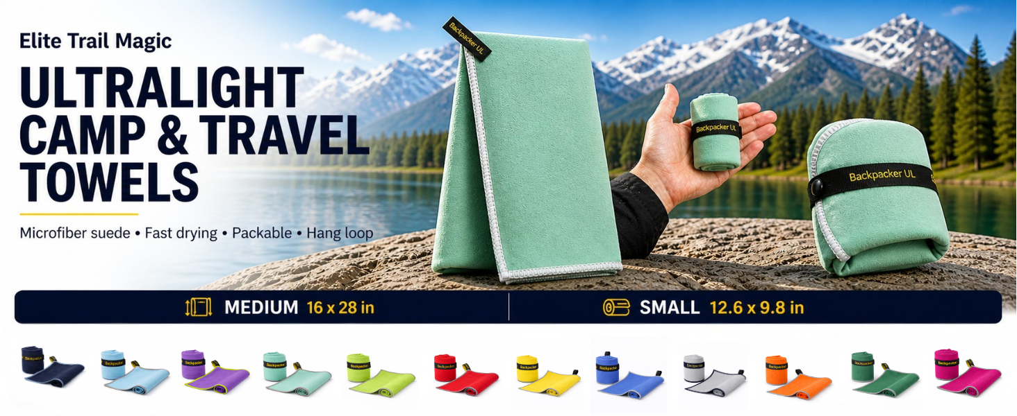 Camp and travel towels