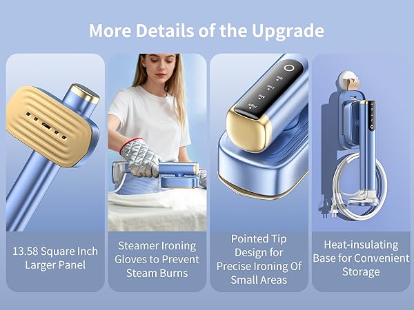 MIYOKO 2-in-1 Garment Steamer for Clothes