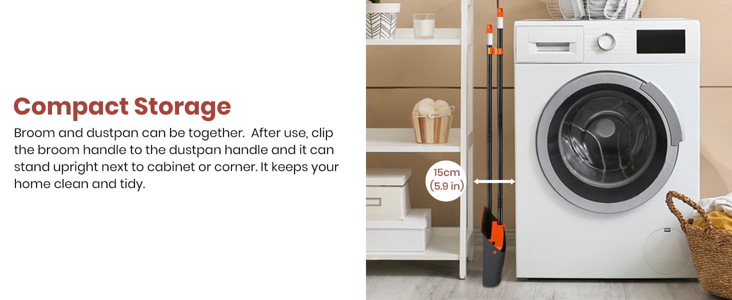 broom and dustpan set