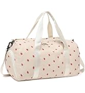 BLUBOON Duffle Bag Girls Kids Cute Gym Bag with Shoes Compartment &amp; Wet Separation Waterproof Spo...
