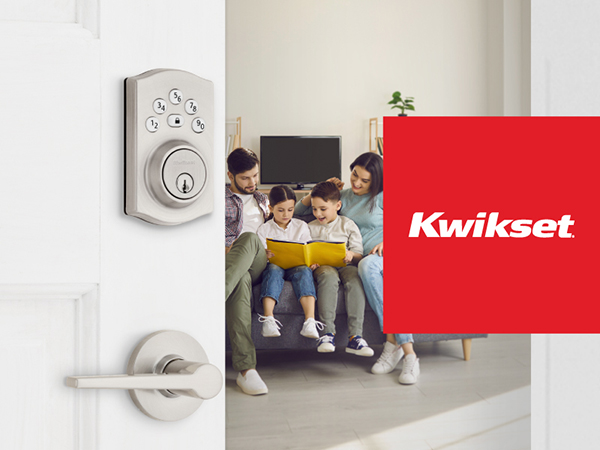 Powerbolt Kwikset deadbolt keypad 5 button satin nickel venetian bronze smartkey lock door auto lock