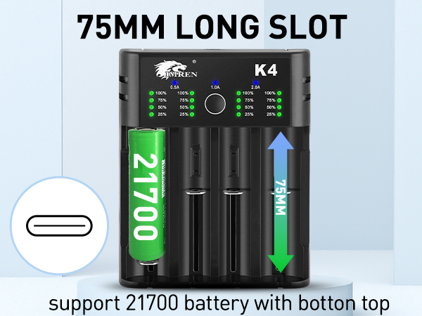 18650 battery charger vape battery charger 21700 battery charger 18650 charger
