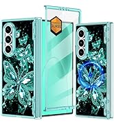 Hekodonk for Galaxy Z Fold 7 Case,[Compatible with MagSafe][Glow in The Dark][Front Screen Protec...