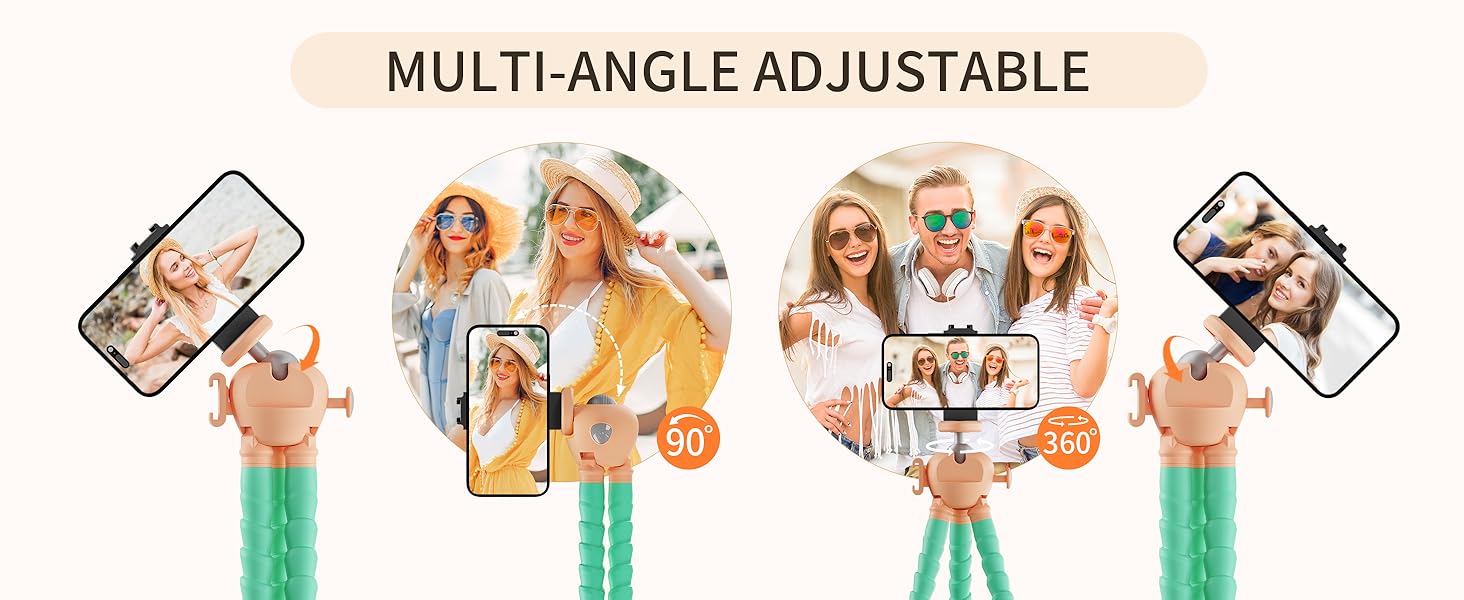 adjustable phone tripod