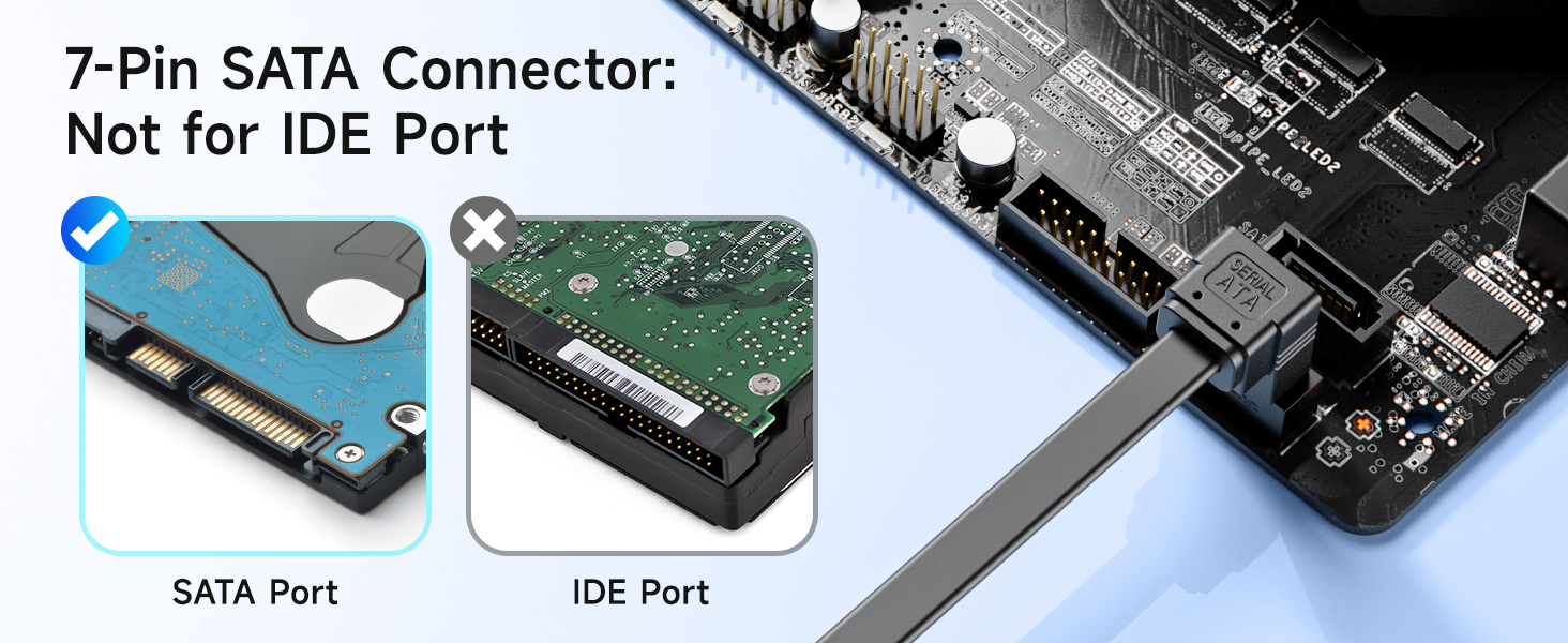 3-pack right angle sata cables for fast data transfer and reliable connections