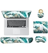 DINKY Keyboard Wrist Rest Pad, 4 in 1 Mouse Pads with Wrist Support Set Ergonomic, Memory Foam Mo...