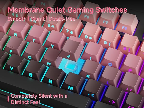 Wired keyboard gaming keyoard computer keyboard wired keyboard for laptop pink keyboard