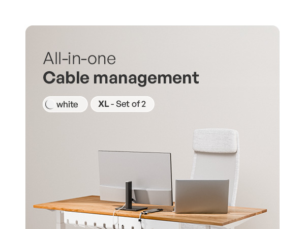 cable Spine desk cable management desk cable management cable conduit white