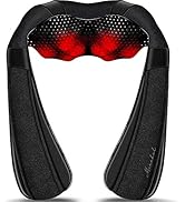 Mirakel Neck Massager, Shiatsu Back Neck Massager with Heat, Electric Shoulder Massager Pillow fo...