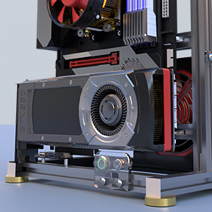 Vertical graphics card