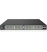 EnGenius 48 Gigabit 802.3at/af PoE+ Port Layer 2 Managed Switch, 4 SFP Ports, 410W PoE Budget wit...