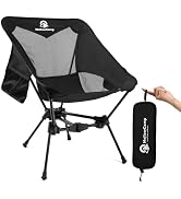 MellowCamp Lightweight Folding Camping Chair with Cup Holder &amp; Side Pocket 2.7lbs Portable Campin...