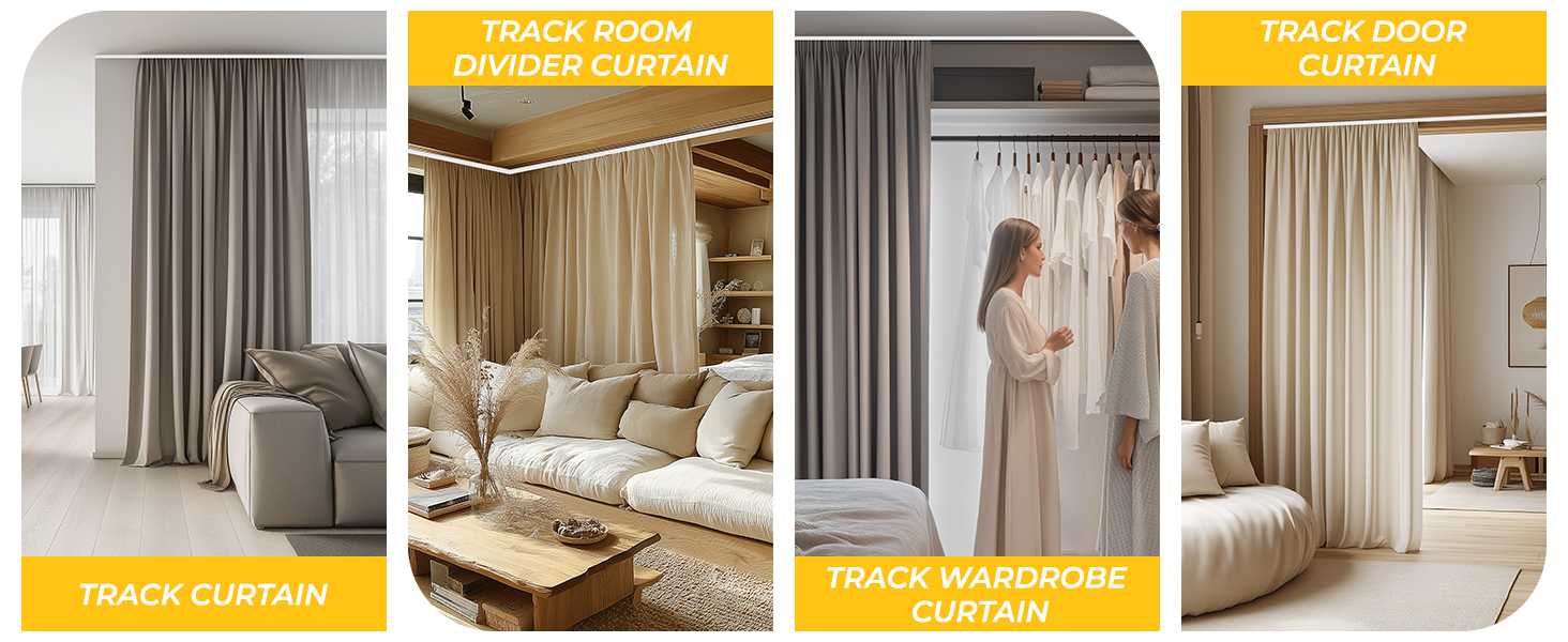 adhesive curtain track,curtain track ceiling mount,renter friendly curtain rod