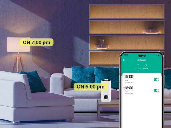 Set Timers & Schedules for matter smart plug