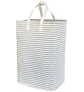 Evelots Freestanding Collapsible Large 19 Gallon Laundry Basket Hamper with Carry Handles, Waterp...