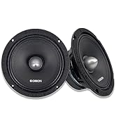 Orion Cobalt CM65 High Efficiency 6.5" Mid-Range Bullet Loudspeakers, 1000W Max Power, 250W RMS, ...