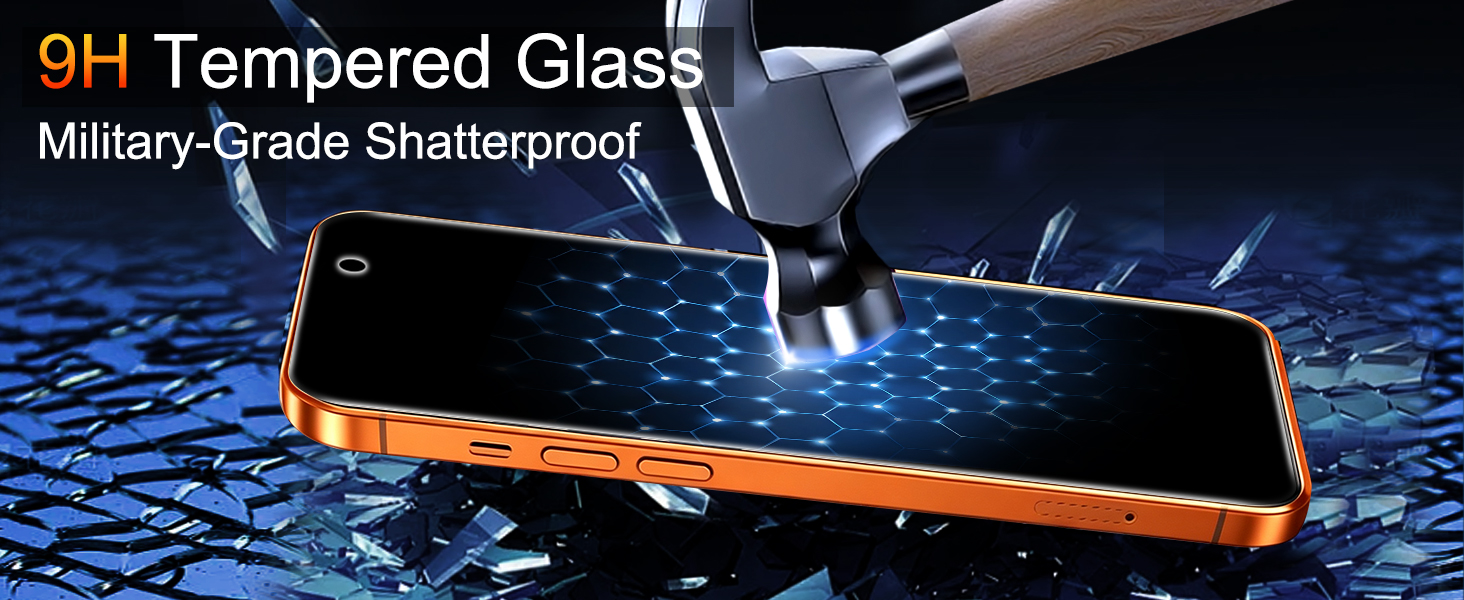Tempered Glass Screen Protector for iPhone 17 Pro Max