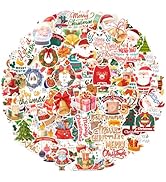 Christmas Stickers for Kids and Adults, 320 Pieces Vinyl Decals for Water Bottles, Holiday Party ...