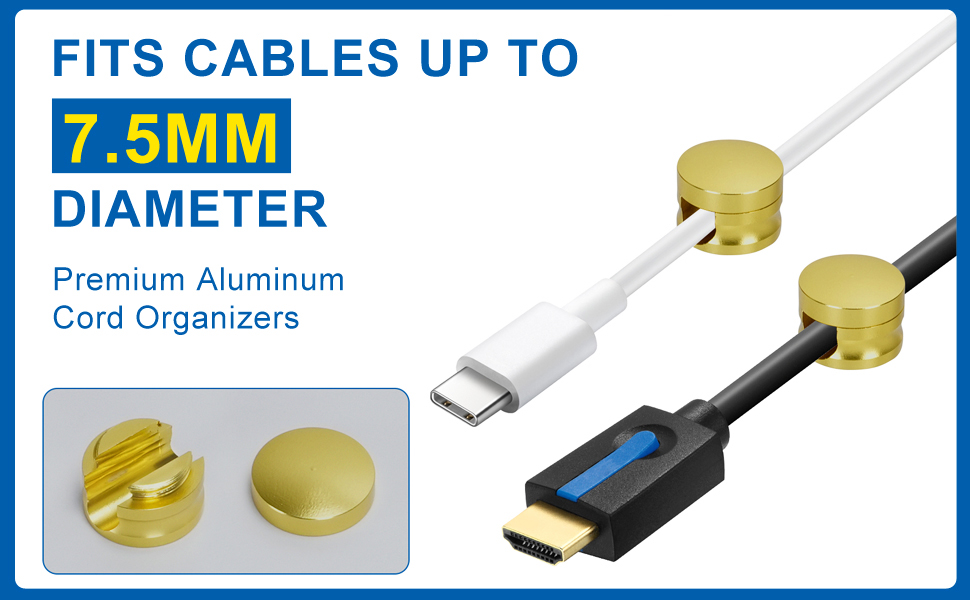 Adhesive cord clips