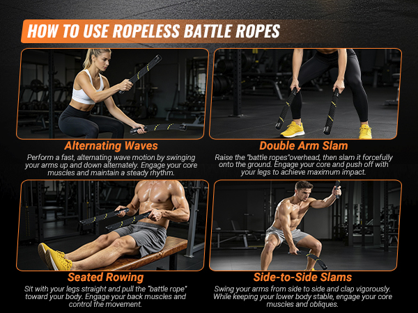 Ropeless Battle Ropes