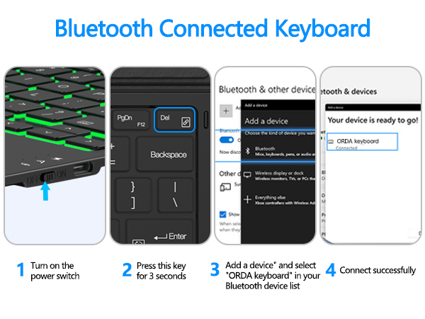 surface pro keyboard for 7+/7/6/5/4/3 Microsoft surface pro keyboard type cover wireless bluetooth