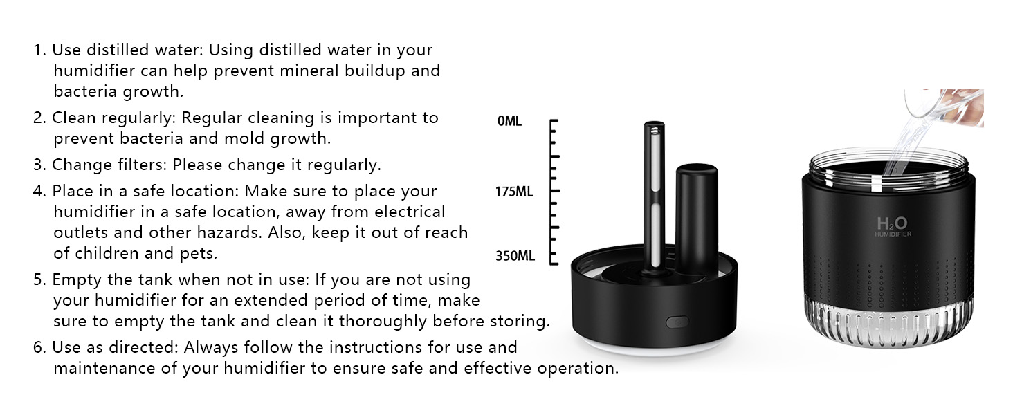 mini humidifier for bedroom