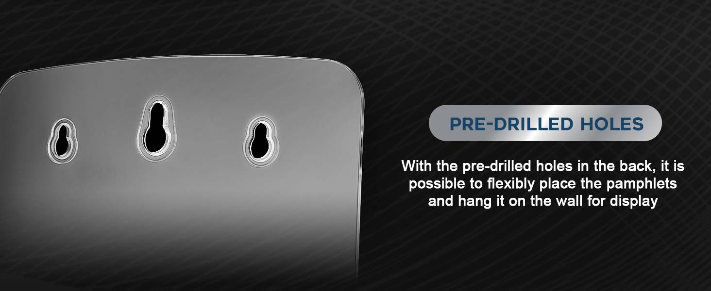 Pre-drilled Hole Design