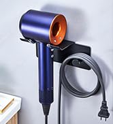 LOXSUN Hair Dryer Holder Wall Mounted, Stainless Steel Hair Tool Organizer Blow Dryer Holder Hair...